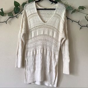 Free People White Sweater